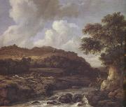 Jacob van Ruisdael, A Mountainous Wooded Landscape with a Torrent (nn03)